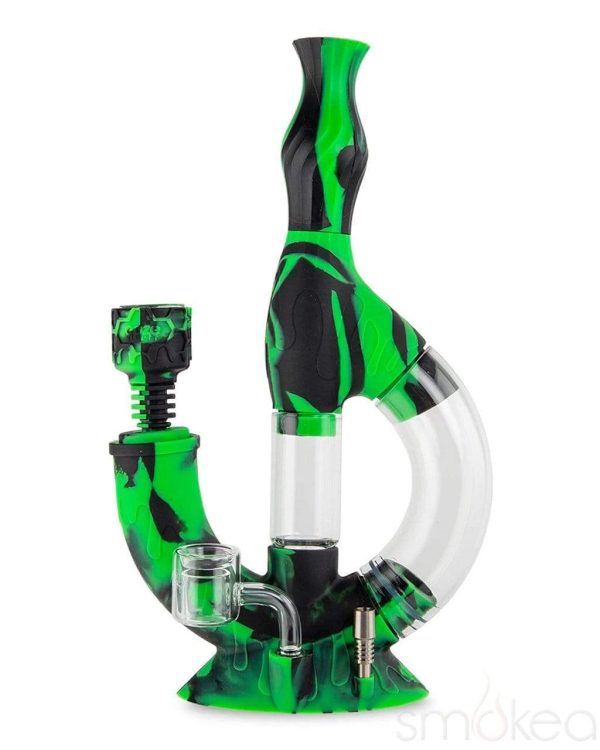 Ooze Echo Silicone Water Pipe & Dab Straw Sale