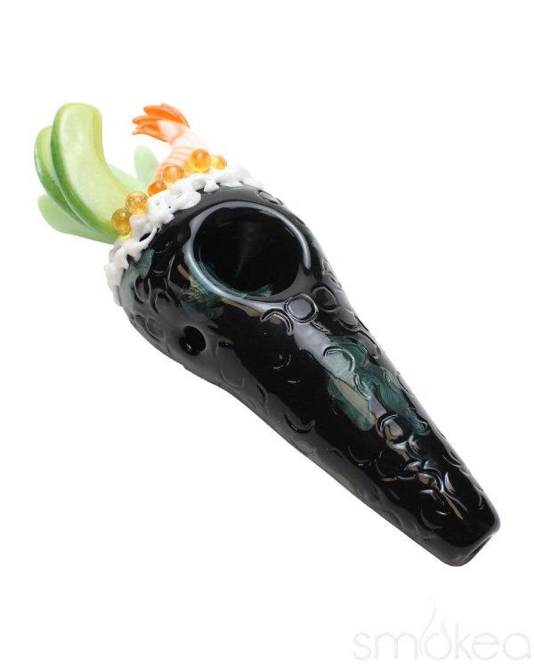 Empire Glassworks Shrimp Handroll Pipe For Sale