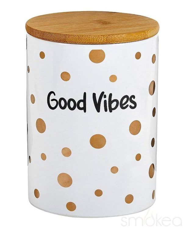 SMOKEA  Good Vibes  Luxury Stash Jar Cheap