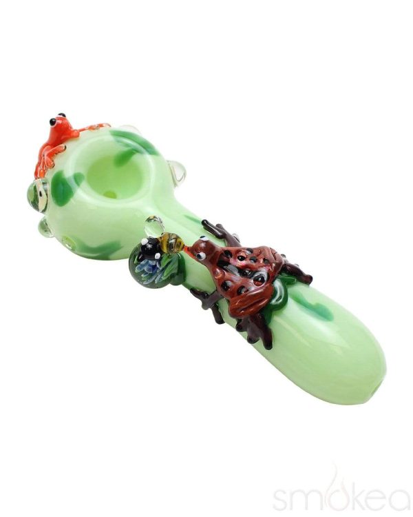 Empire Glassworks Small Ribbit Spoon Pipe Online