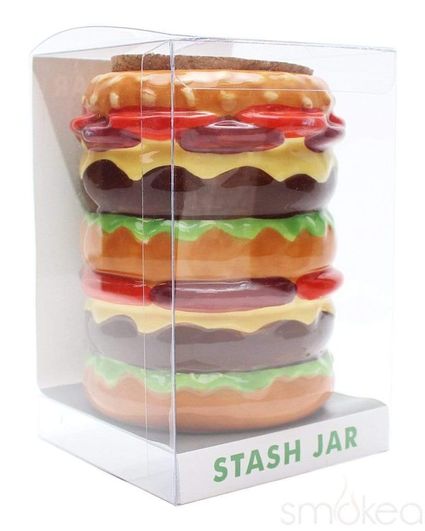 SMOKEA Cheeseburger Stash Jar Cheap - Image 4