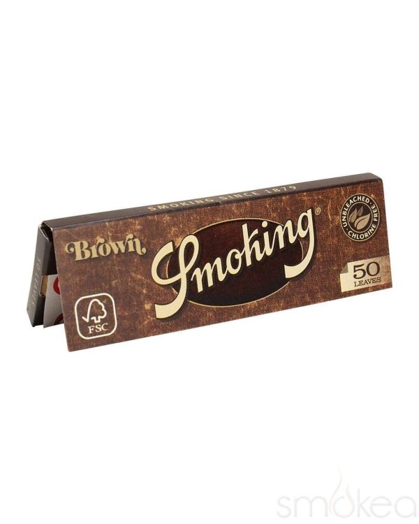 Smoking Brown Medium 1 1 4 Unbleached Rolling Papers Online Hot Sale - Image 2