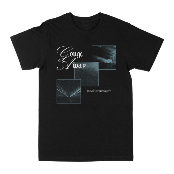 Gouge Away “Idealized” Black T-Shirt on Sale