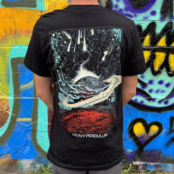 Cave In  Heavy Pendulum: Pocket  Black T-Shirt For Sale - Image 2