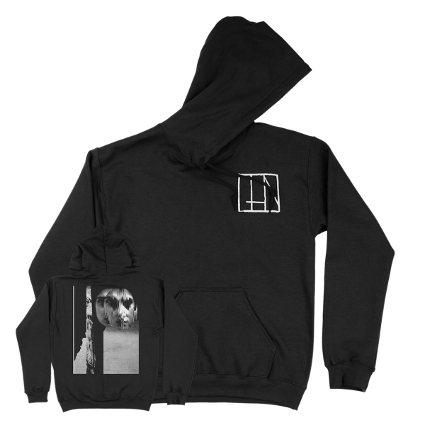 Thin “Dusk” Black Hooded Sweatshirt For Sale