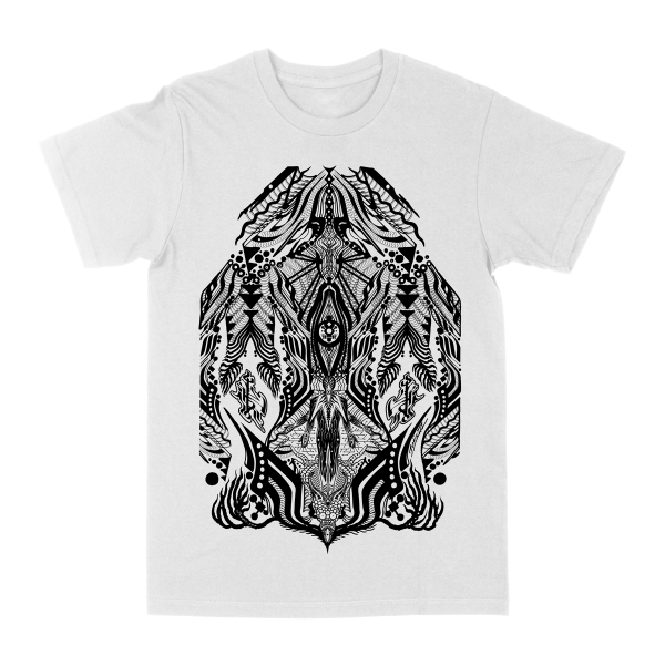 Jondix  Kromaspace  White T-Shirt For Sale