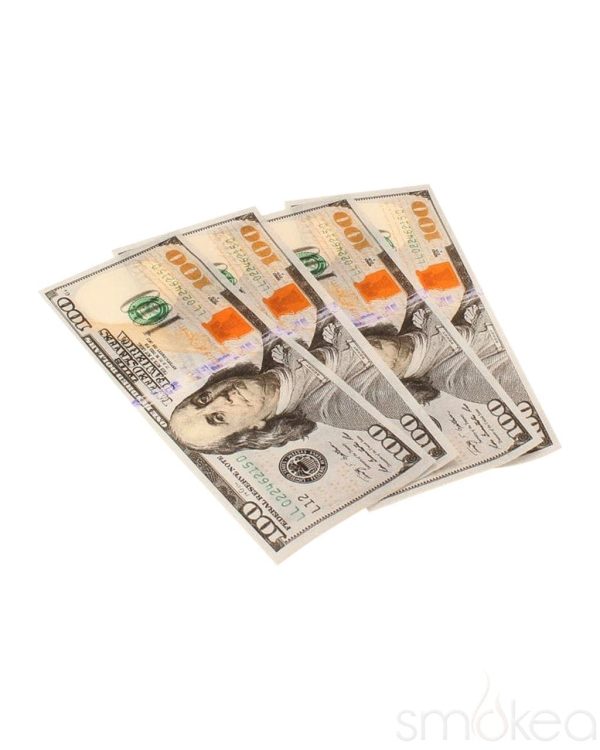 Empire Benny Pack $100 Dollar Bill Rolling Papers w  Tips on Sale - Image 3