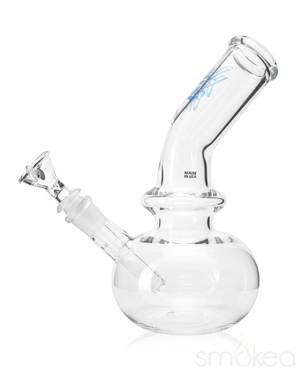 Glowfly Glass 10  Bent Neck Bong Online now - Image 3