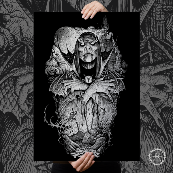 Grindesign “Vlad” Giclee Print Cheap
