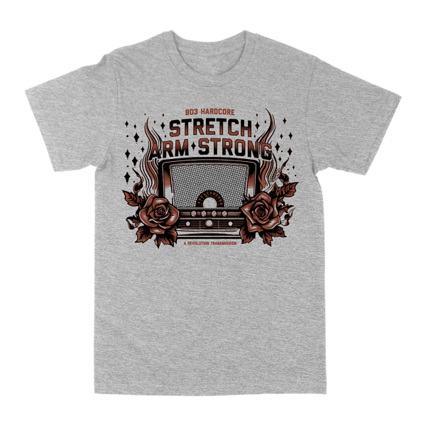 Stretch Arm Strong  Means to an End  Heather Grey  T-Shirt Online Hot Sale